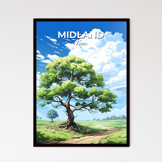 Midland, Texas, A Poster of a tree in a field Default Title