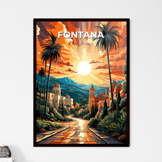 Fontana, California, A Poster of a road leading to a city Default Title