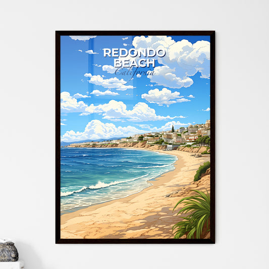 Redondo Beach, California, A Poster of a beach with buildings and a body of water Default Title
