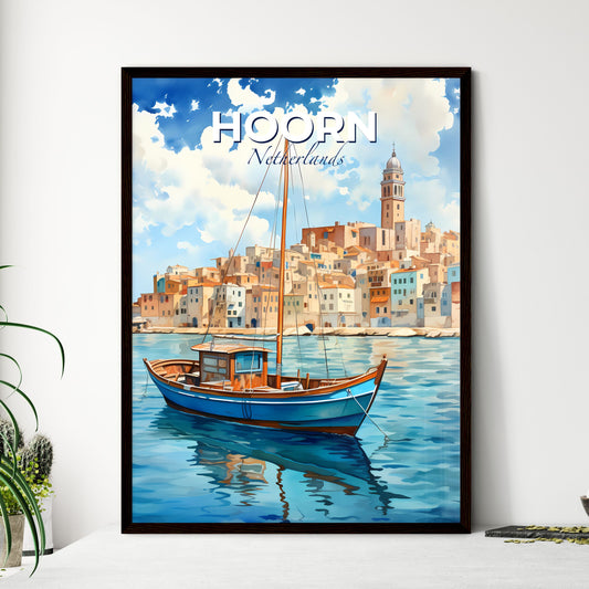 Hoorn, Netherlands, A Poster of a boat in the water Default Title