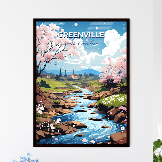 Greenville, South Carolina, A Poster of a river running through a valley Default Title