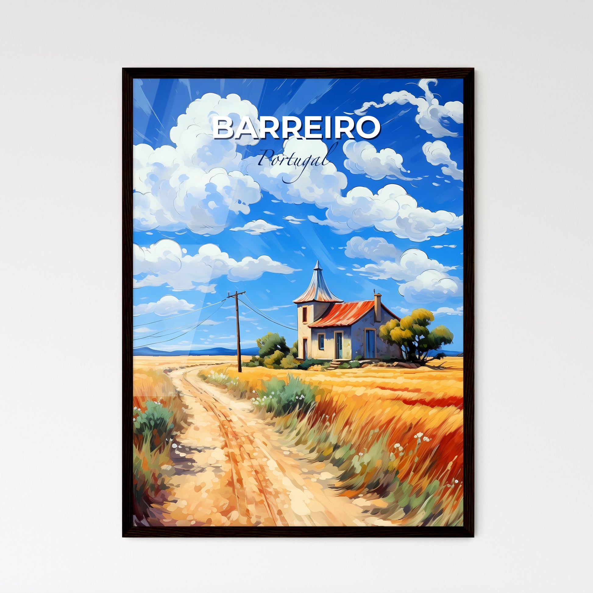 Barreiro, Portugal, A Poster of a house in a field Default Title