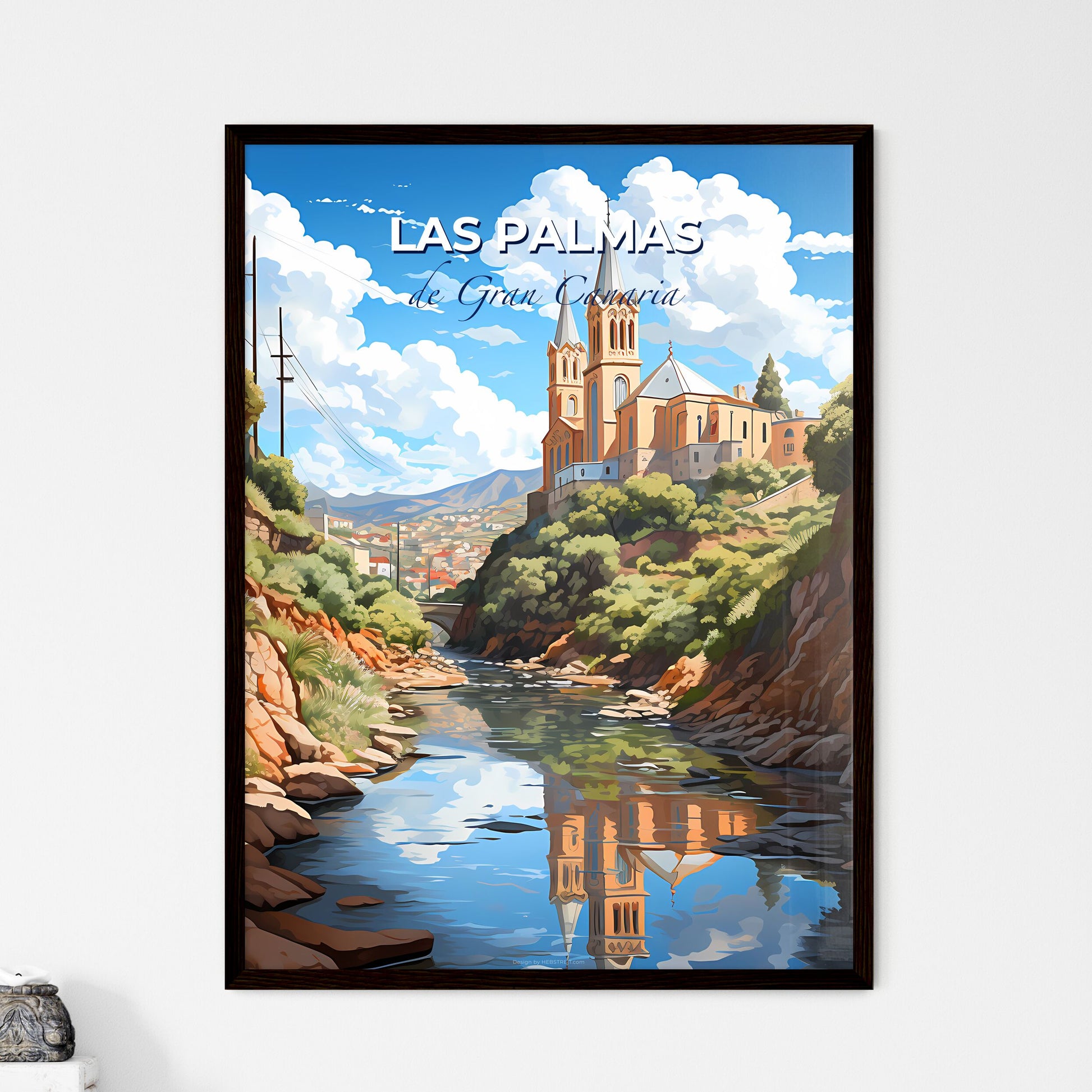 Las Palmas, de Gran Canaria, A Poster of a river running through a town Default Title