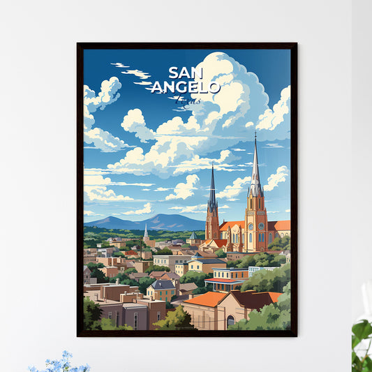 San Angelo, Texas, A Poster of a church in a city Default Title