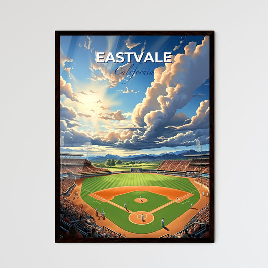 Eastvale, California, A Poster of a baseball stadium with people in the stands Default Title