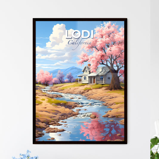 Lodi, California, A Poster of a house by a river Default Title