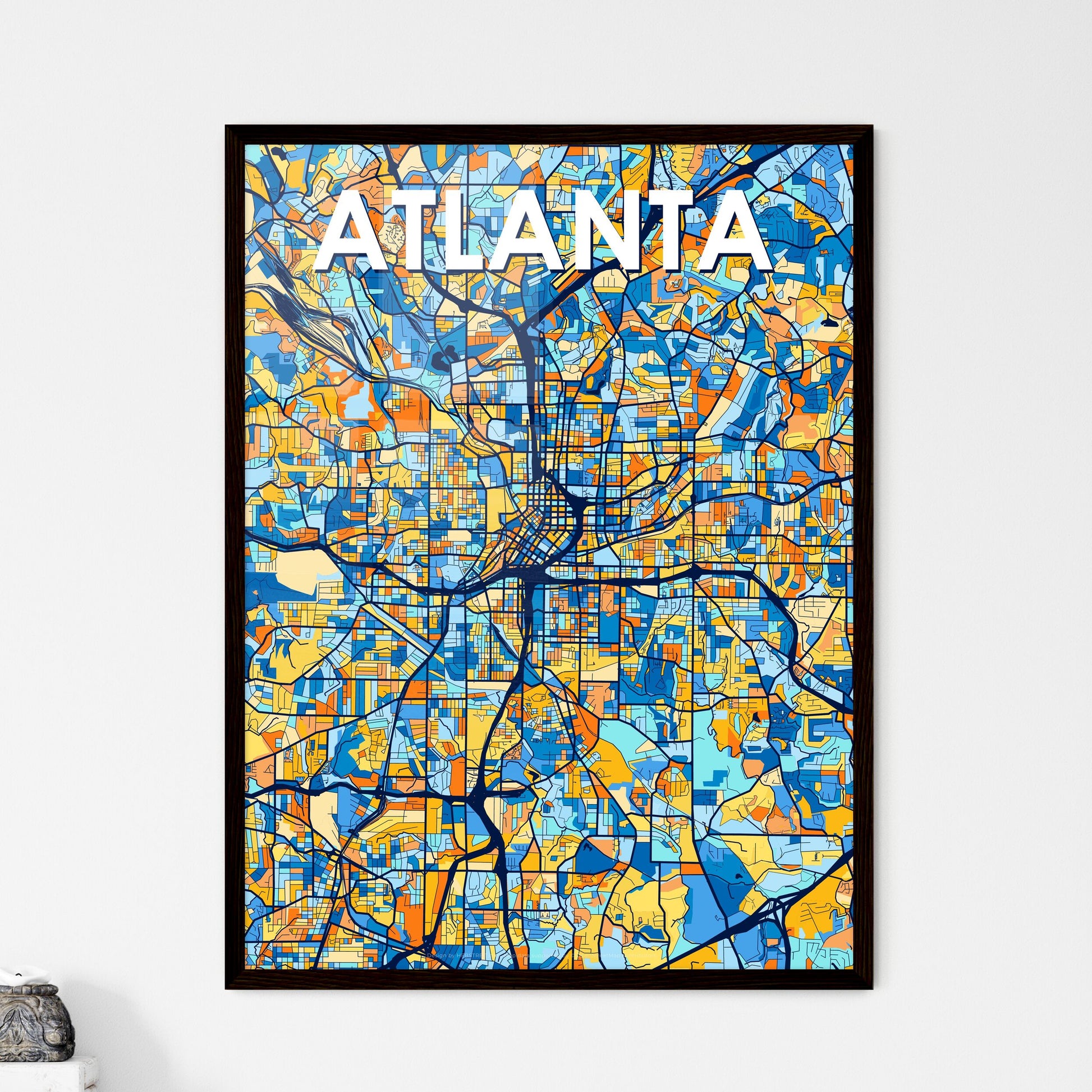 Printable Tourist Map Of Atlanta Map Of Atlanta Tourist: Attractions