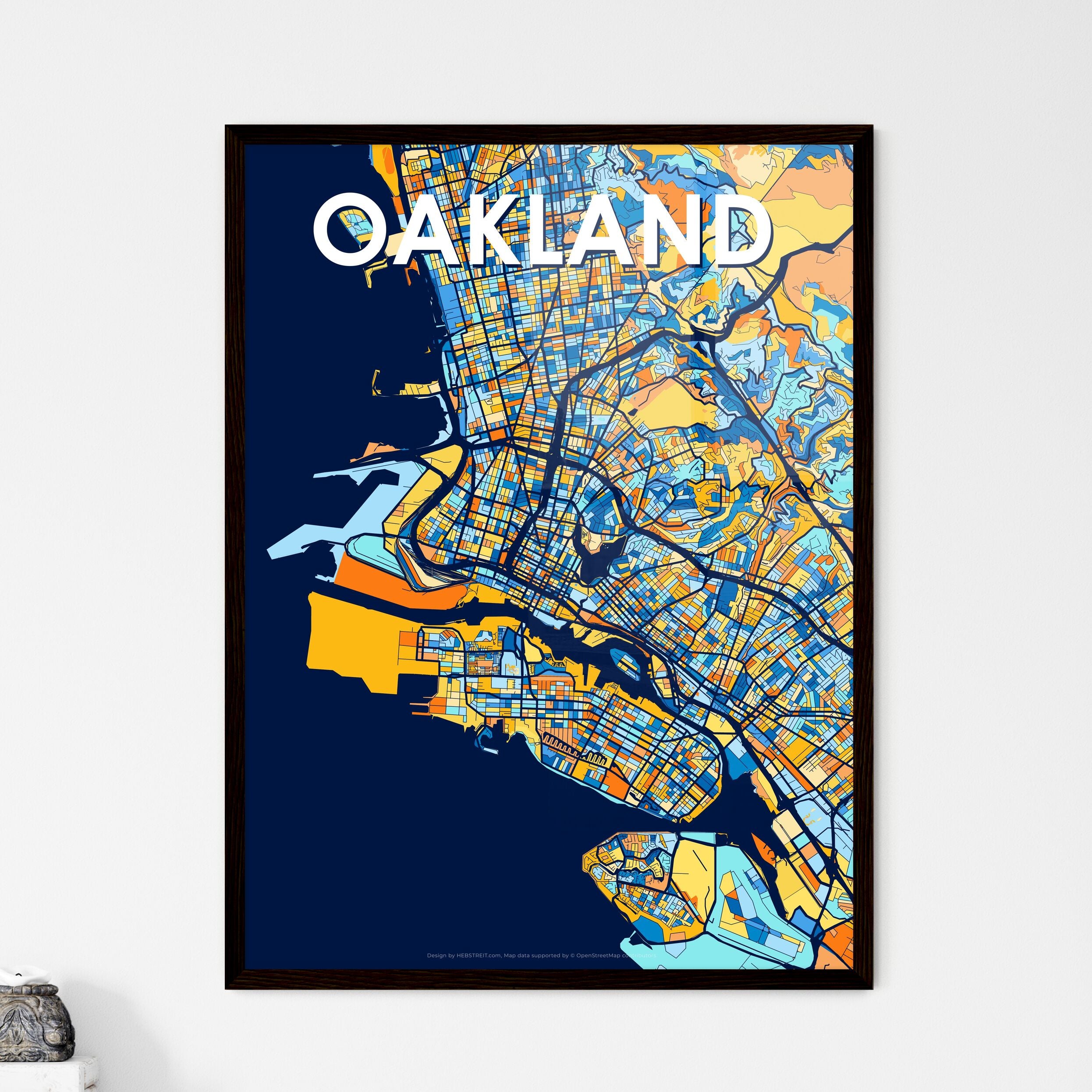 Oakland California On A Map Editable Oakland CA City Map Oakland M843531 G1 95aef03d 9a2f 4562 9434 