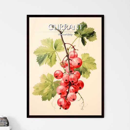 A Branch Of Red Currants With Green Leaves Default Title