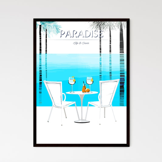 Beach Holidays With Two Cocktails Near Swimming Pool - A Table With Two Glasses Of Wine And Oranges On It Default Title