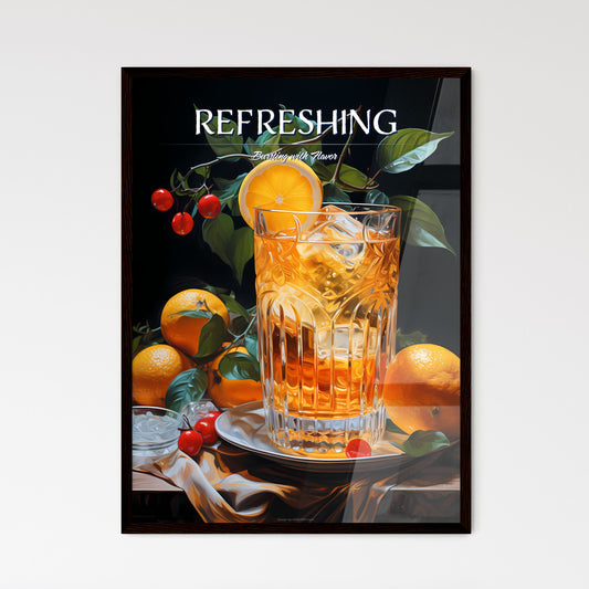Campari And Soda - A Glass Of Ice Tea With Oranges And Cherries Default Title