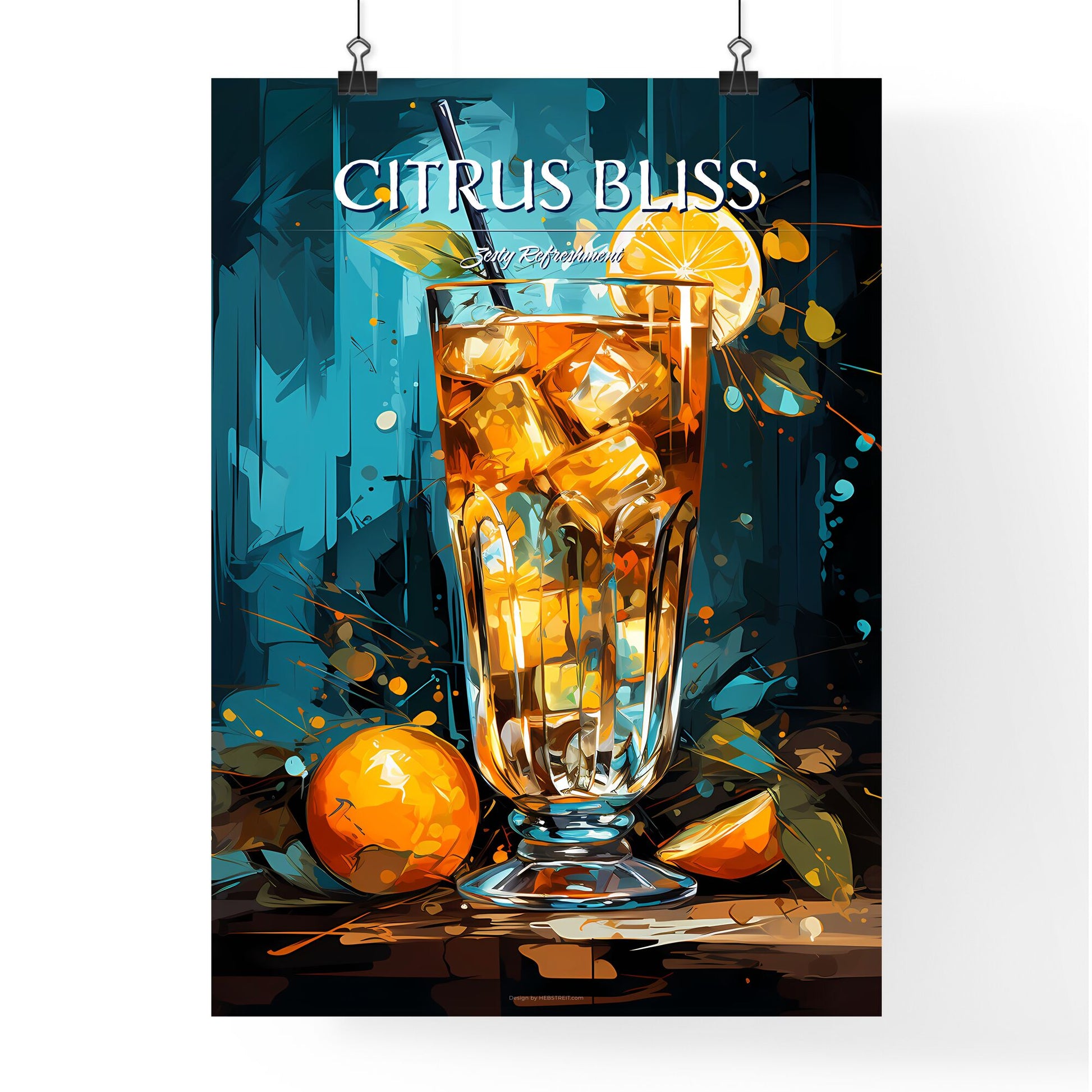 Classic Screwdriver Cocktail - A Glass Of Ice Tea With Oranges And Leaves Default Title