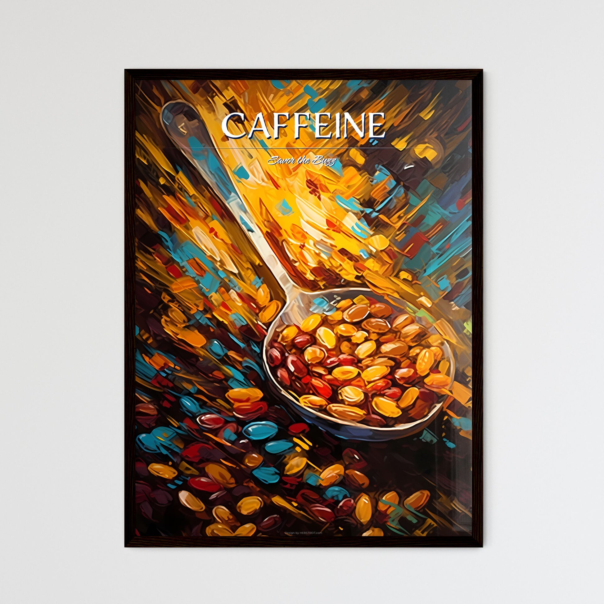 Closeup Of Coffee Beans With Scoop In Mood Lighting - A Spoon Full Of Candy Default Title