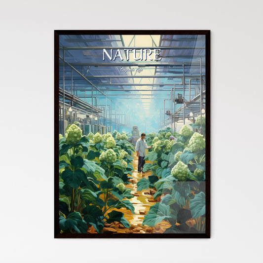 Man Walking In A Plant Art Print Default Title