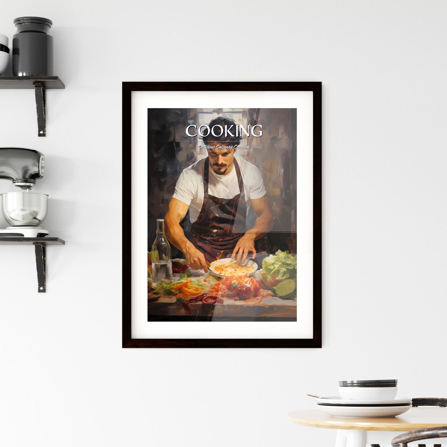 Mats Hummels Making A Salt And Pepper Salad - A Man In An Apron Cooking Default Title