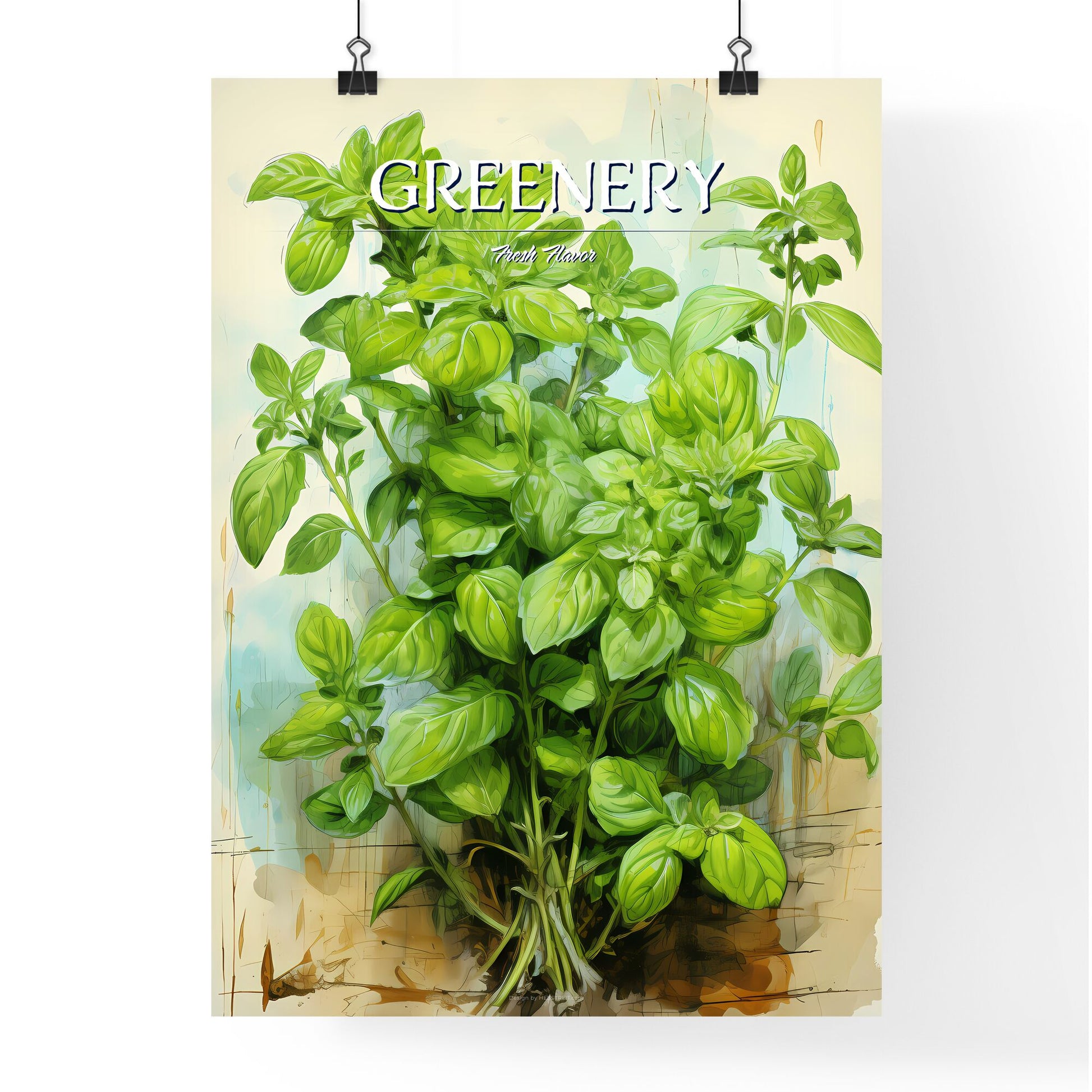 Oregano With Inscription - A Green Plant With Leaves Default Title
