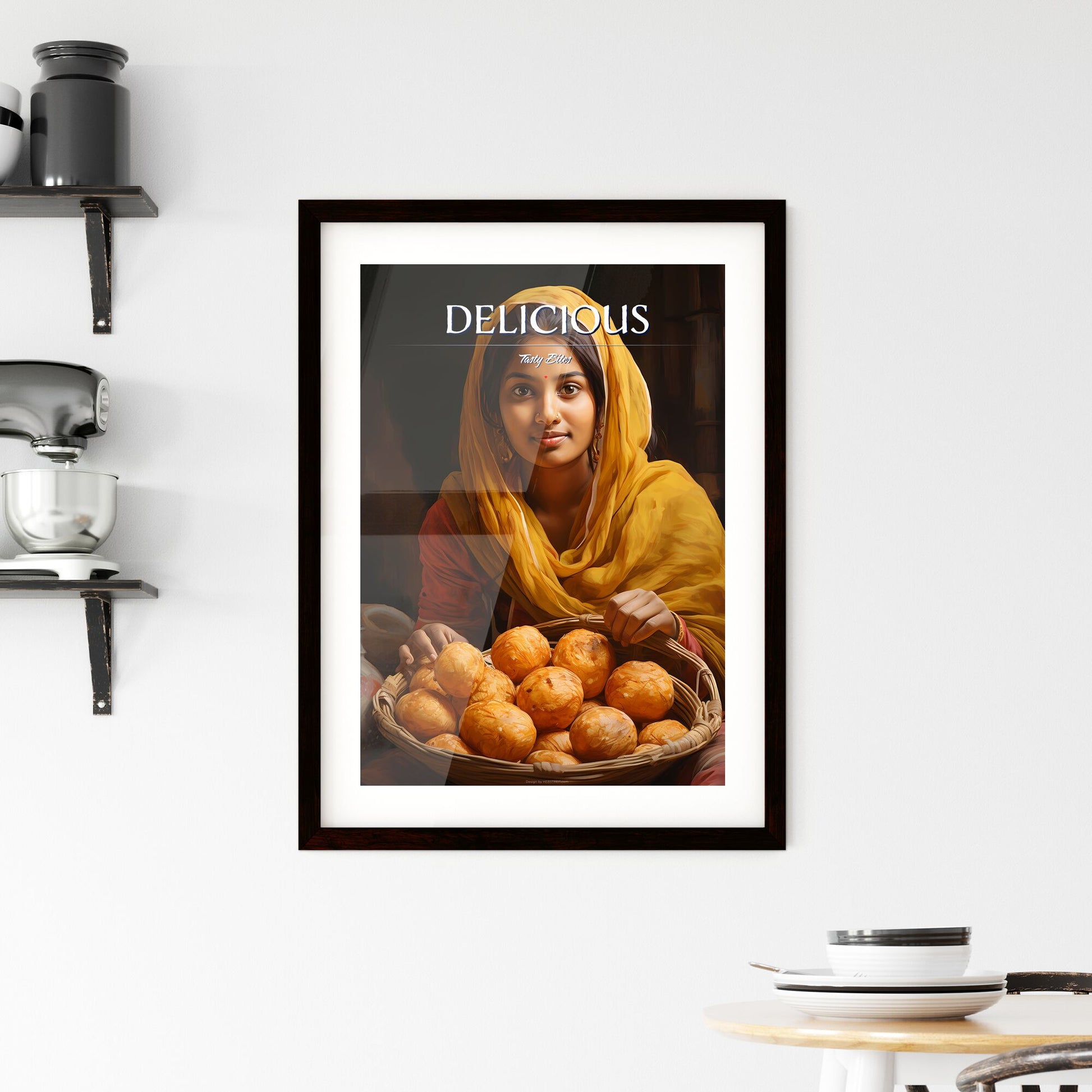 Pani Purialso Known As Golgappa And Puchka - A Woman Holding A Basket Of Food Default Title