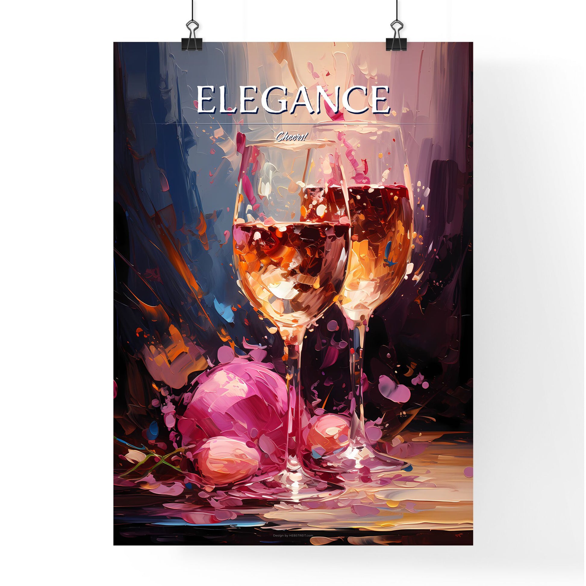 Perfect Kir Royale - A Painting Of Wine Glasses Default Title