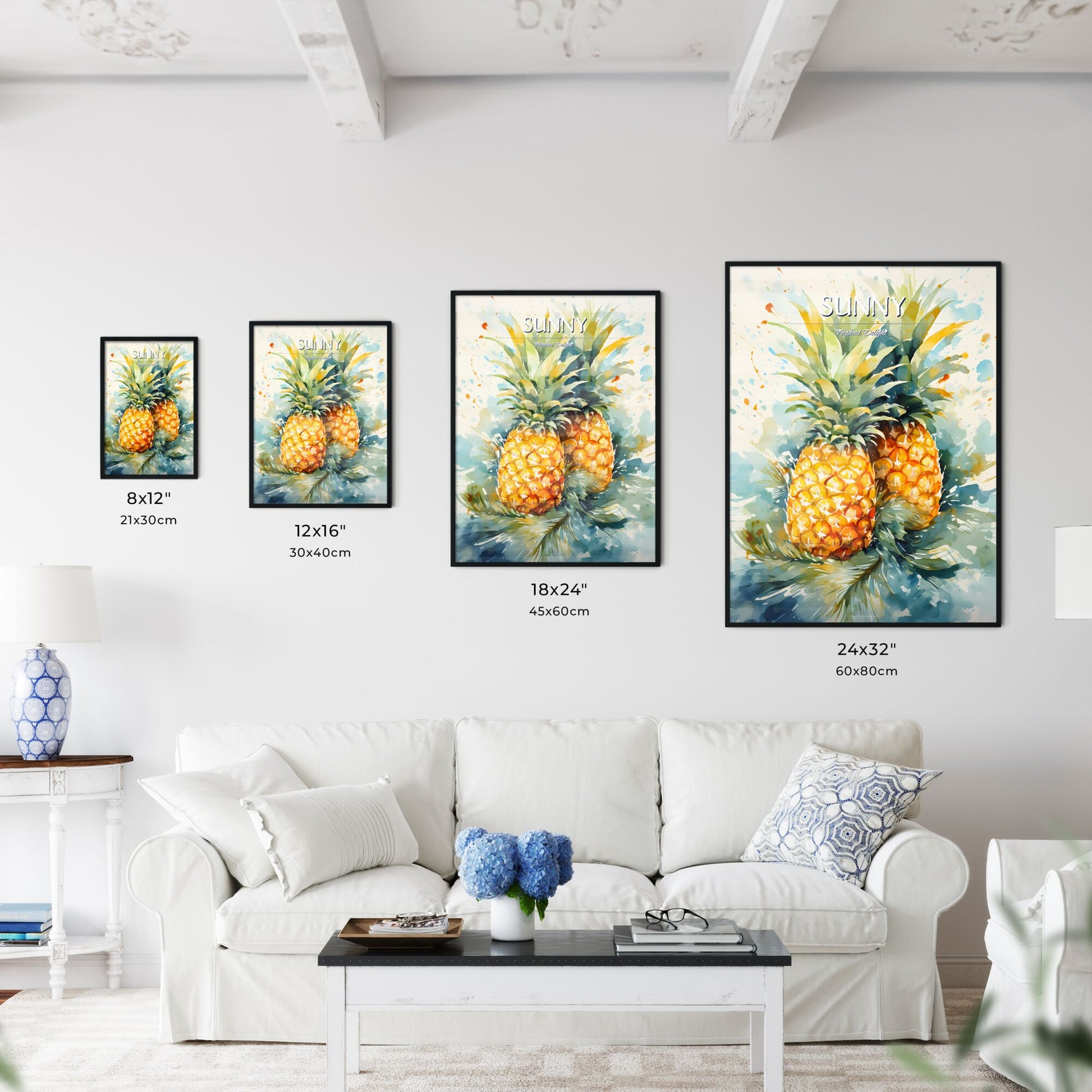 Pineapple Mimosa - A Watercolor Of Two Pineapples Default Title