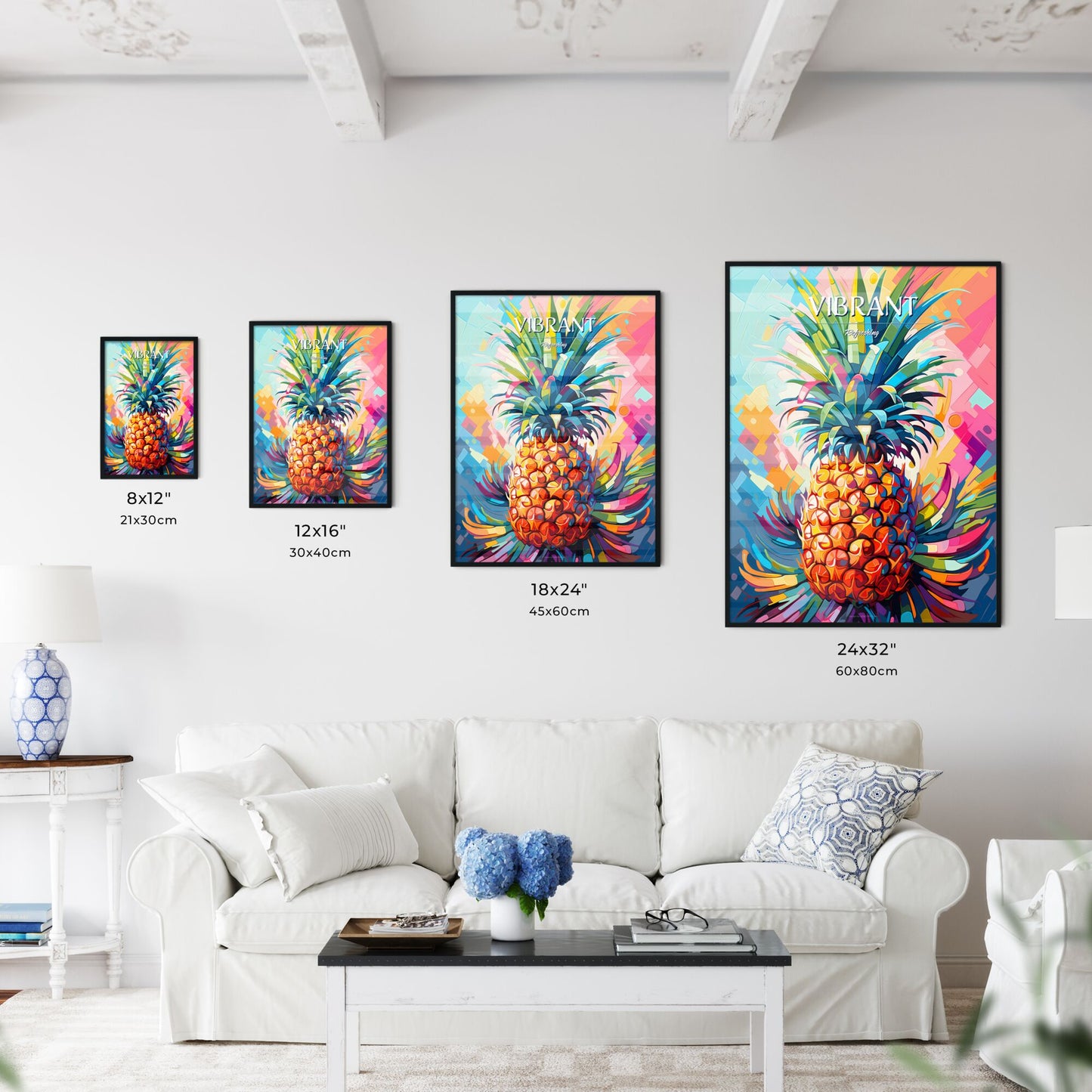 Pineapple Mimosa - A Colorful Pineapple With A Colorful Background Default Title