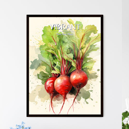 Radish - A Group Of Red Beets With Green Leaves Default Title