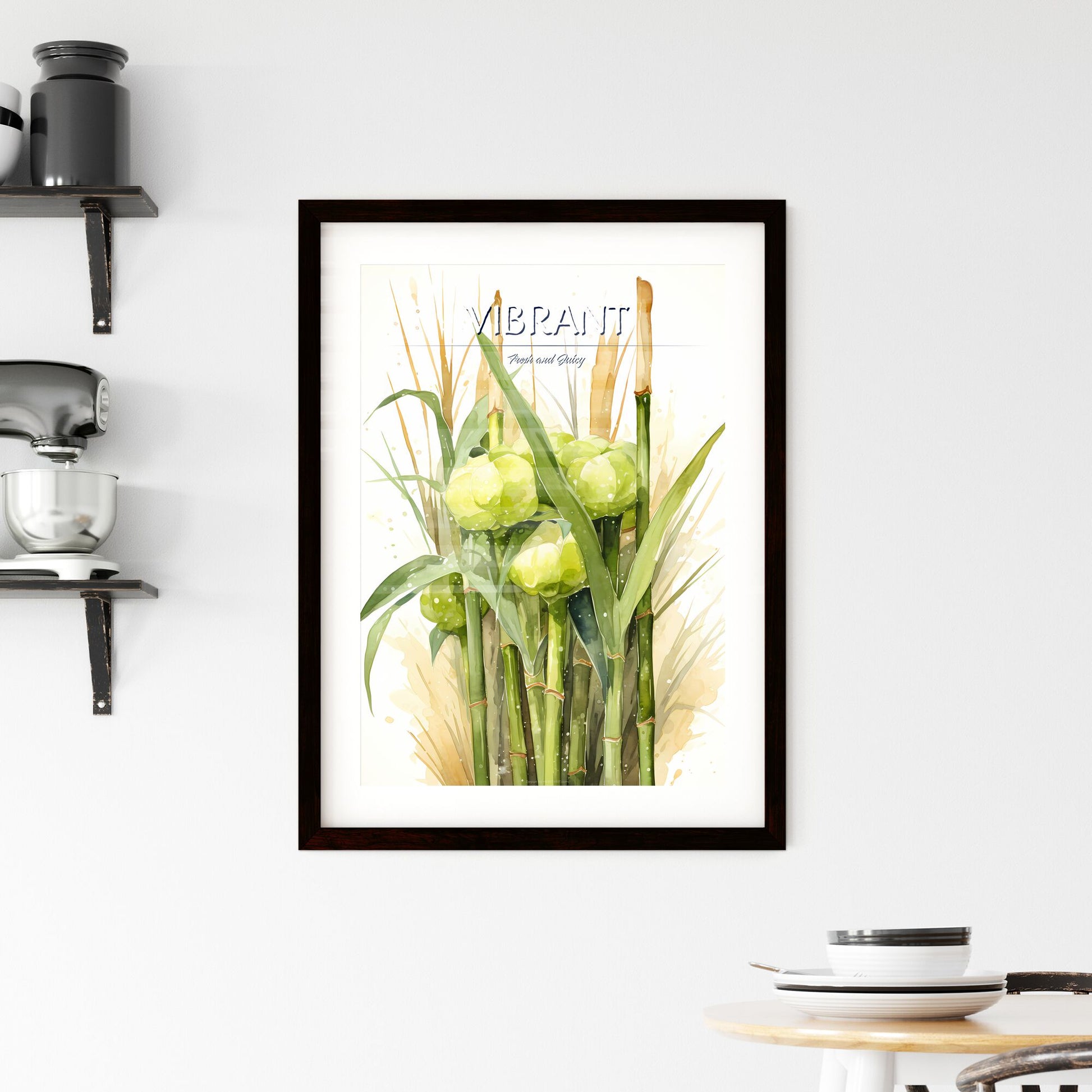 Sugar Cane - A Watercolor Painting Of A Plant Default Title