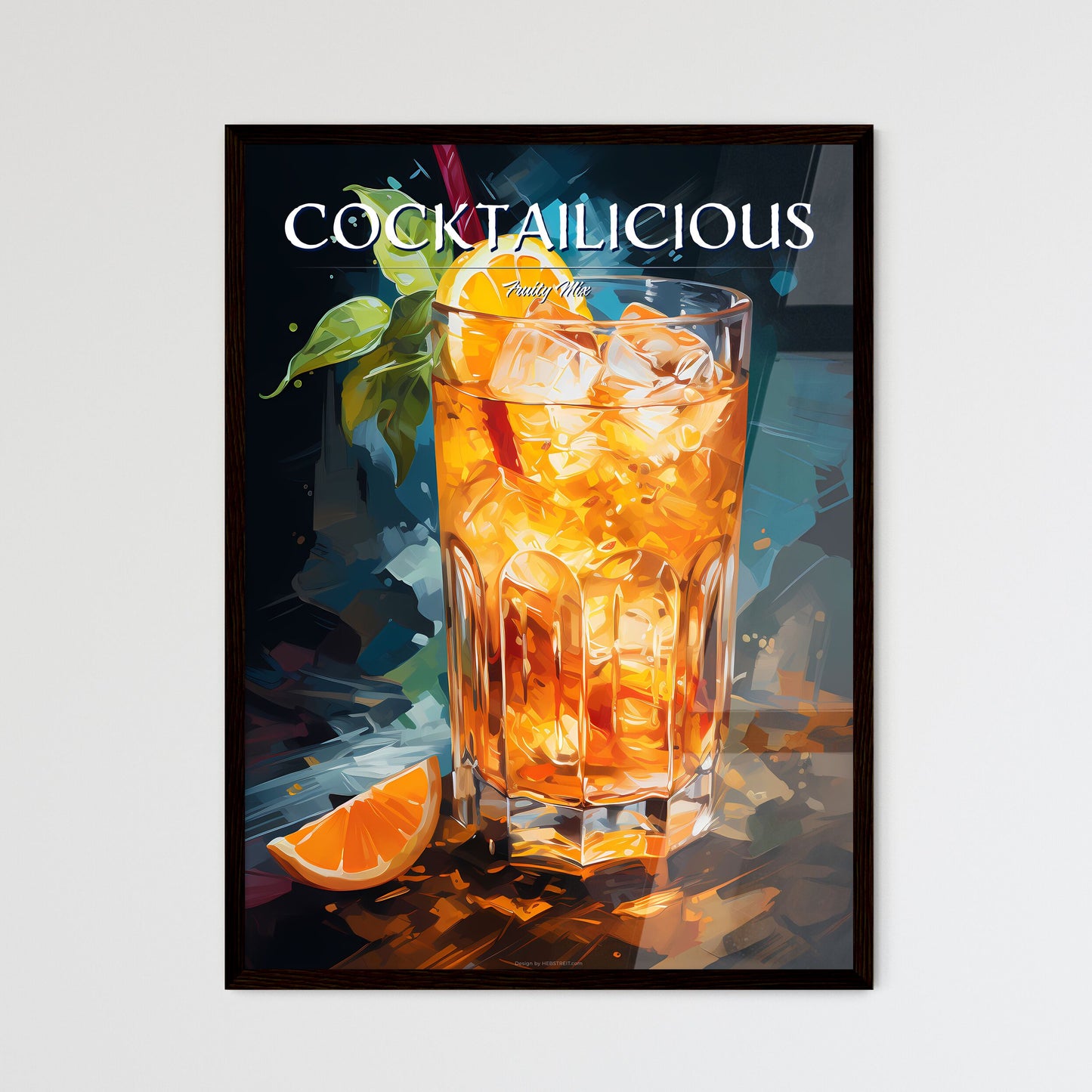 The Mai Tai Cocktail - A Glass Of Orange Juice With Ice And Orange Slices Default Title